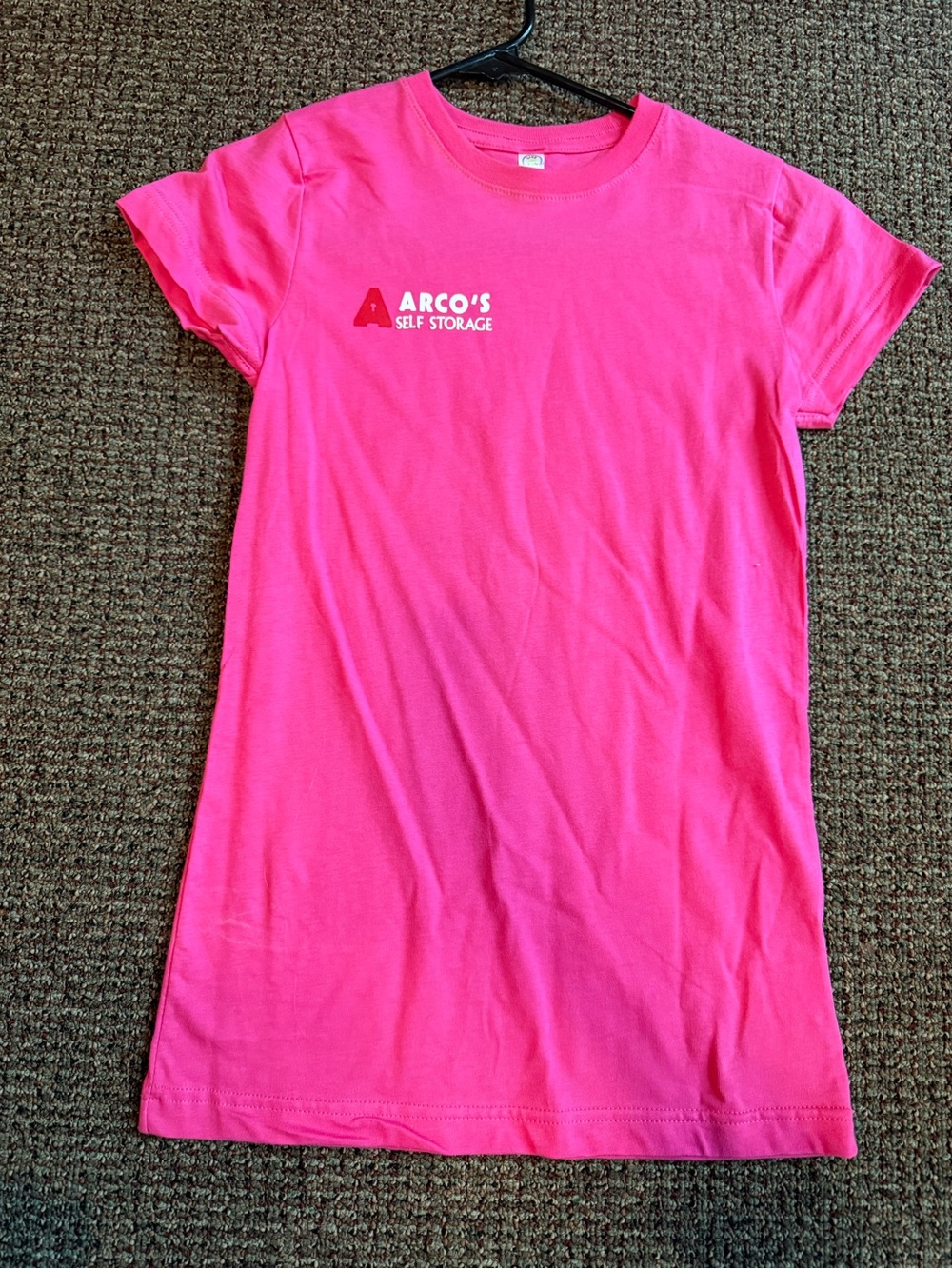Women's Hot Pink Logo Tee